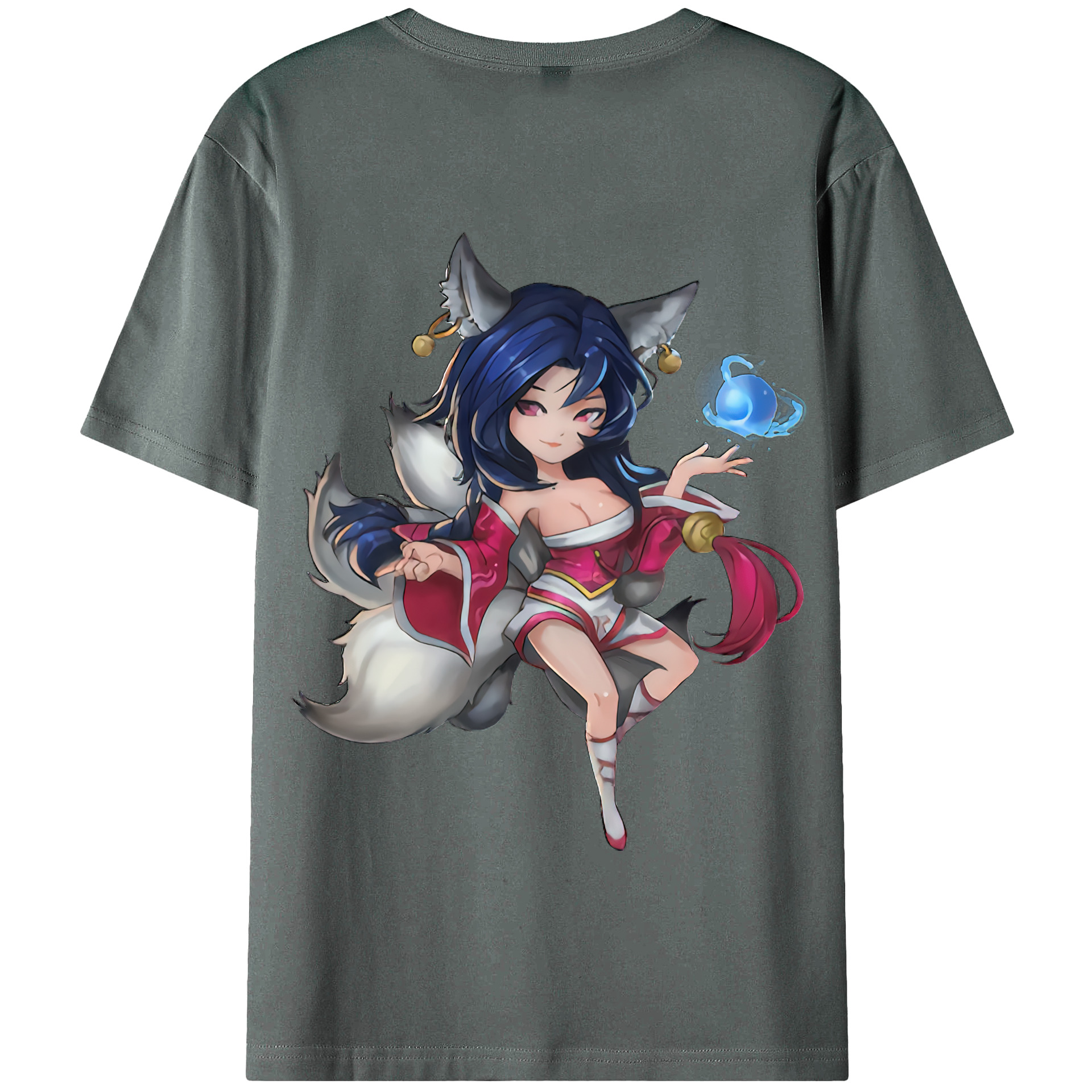 リーグ・オブ・レジェンド League of Legends LOL 綿100％半袖Tシャツ（背面プリント）